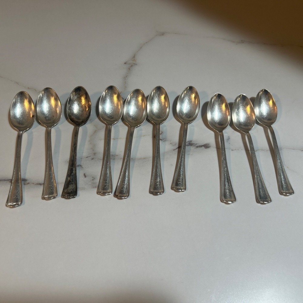 Rogers Bros.  IS 1847 Cromwell 1912 Silver Plate Teaspoons‎ Set Of 10